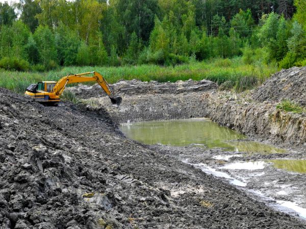 Fish Pond Digging in Chippewa Falls
