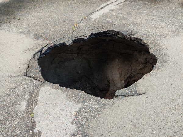 Sinkhole Repair in Chippewa Falls