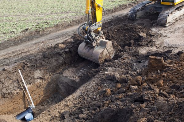 Backhoe Trenching in Chippewa Falls