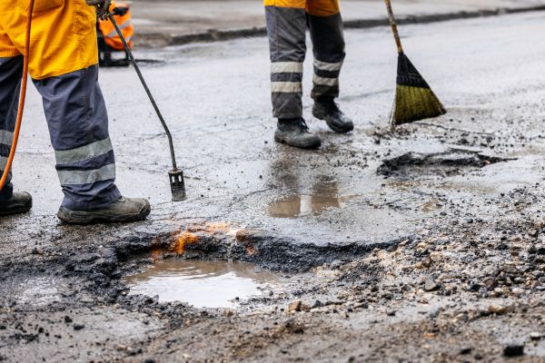 Gravel Pothole Repair in Chippewa Falls