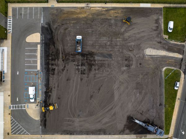 Parking Lot Excavation in Chippewa Falls