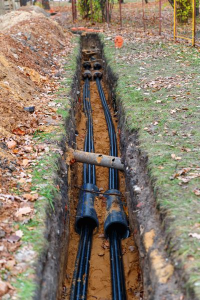 Electrical Line Excavation in Chippewa Falls