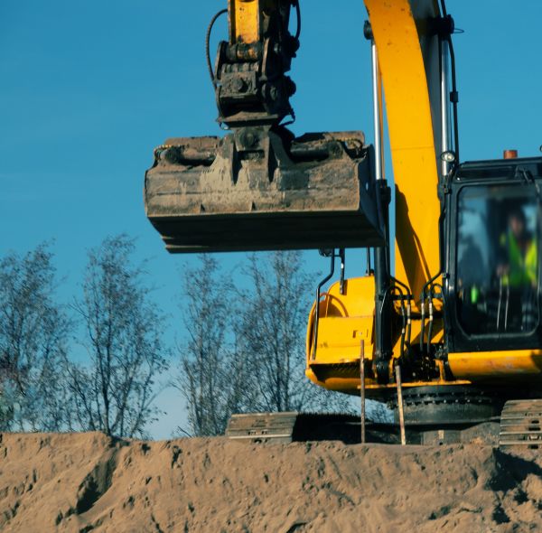 Ditch Grading in Chippewa Falls